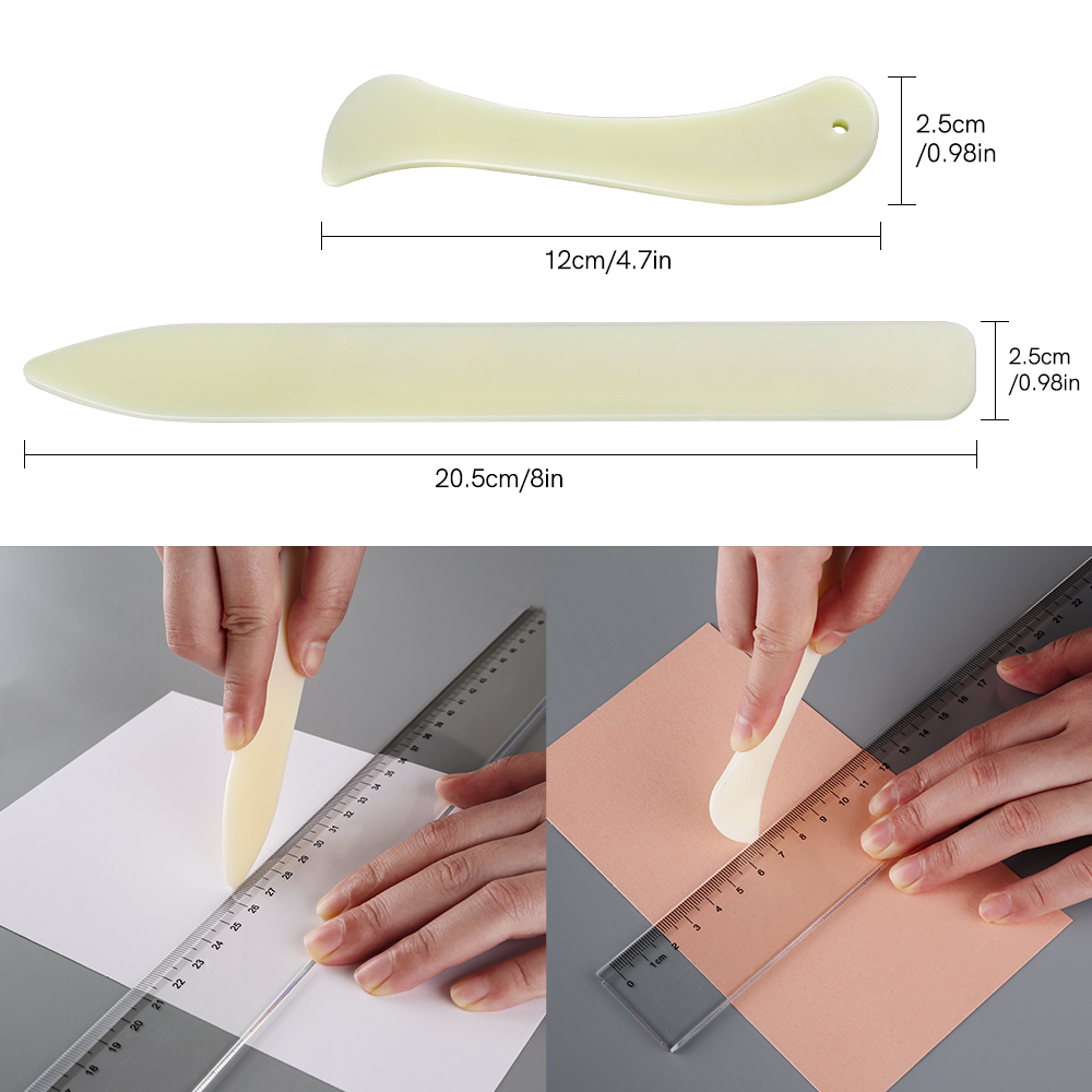 Bone Folder Tool - Creaser en papier et dossier d'os