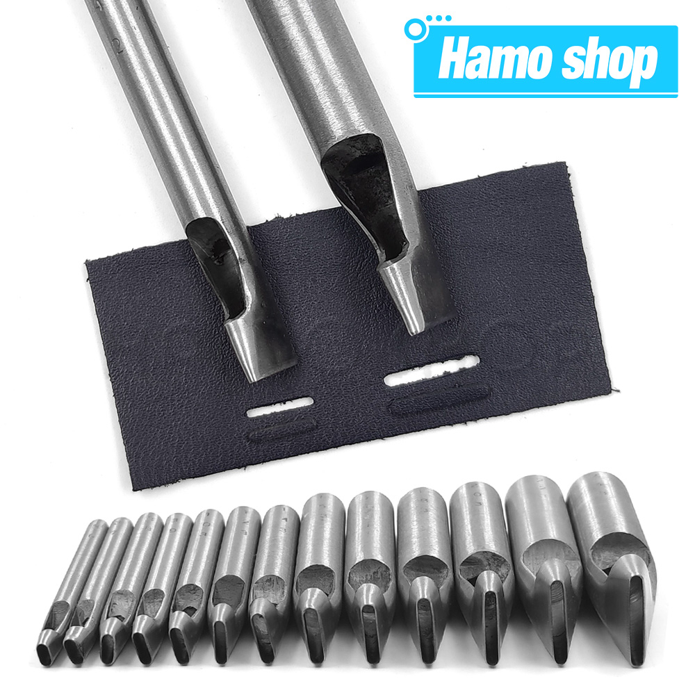 Rivet Setter Tool - Perforateur de trous ovales en cuir